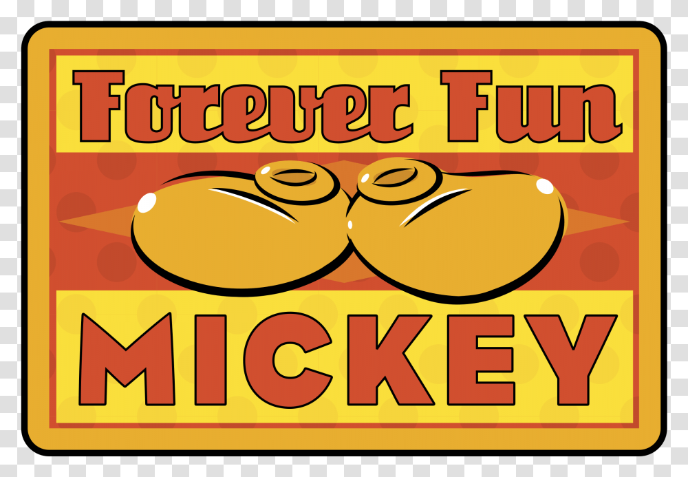 Mickey Mouse, Label, Alphabet, Sweets Transparent Png
