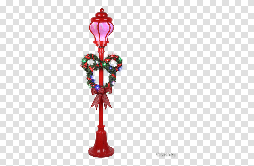 Mickey Mouse Light Ribbons Led Projection Lamp Disney Christmas Lamp Post, Flower, Plant, Blossom Transparent Png