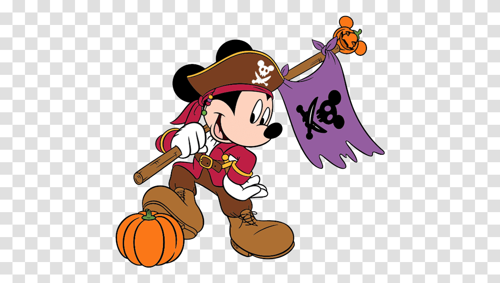 Mickey Mouse Logo Clipart Free Download Mickey Mouse Halloween Clipart Background, Pirate, Clothing Transparent Png