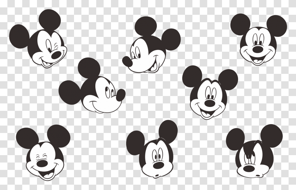 Mickey Mouse Logo Vector Download Free Small Mickey Mouse Face, Stencil, Crowd, Texture Transparent Png