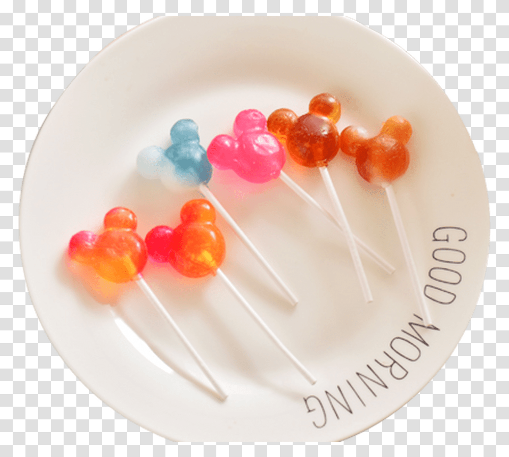 Mickey Mouse Lollipop Gift Mickey Head Shape Lollipop Lollipop, Food, Candy, Sweets, Confectionery Transparent Png