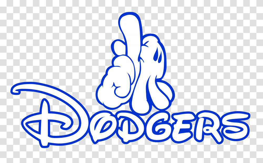 Mickey Mouse Los Angeles Dodgers Baseball Clip Art, Logo, Trademark Transparent Png
