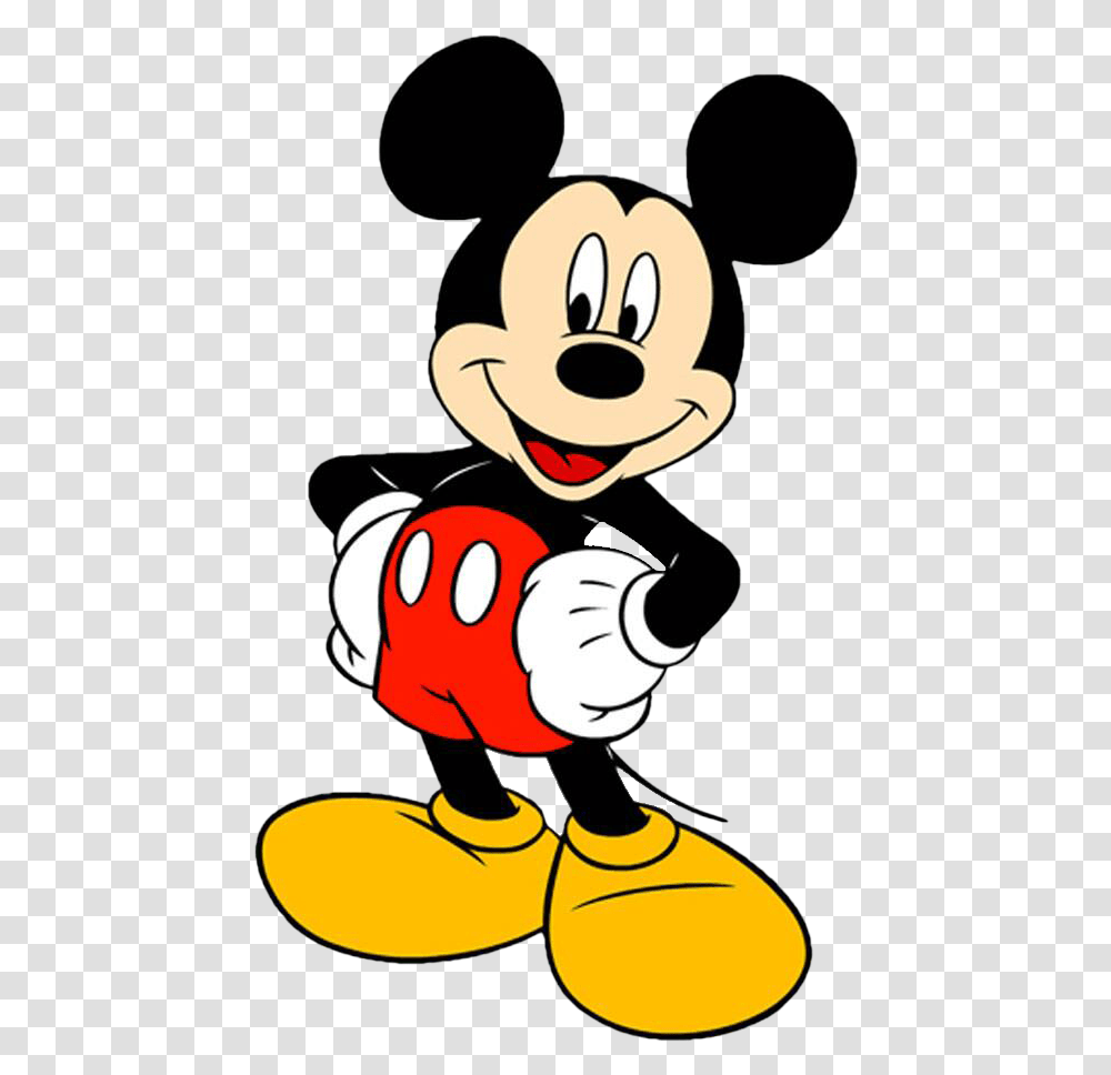 Mickey Mouse, Mascot, Plant, Food, Label Transparent Png