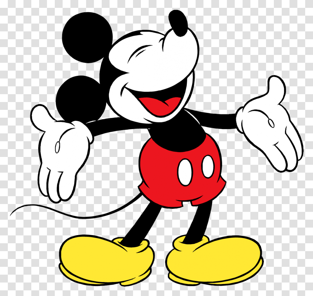 Mickey Mouse Mickey Mouse Vintage, Stencil, Art, Text, Hand Transparent Png