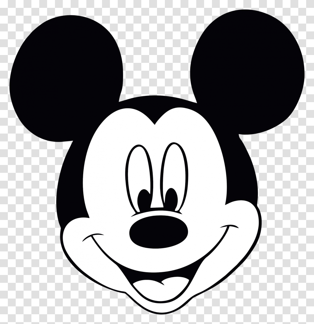 Mickey Mouse Minnie Mouse Drawing Clip Art Mickey Mouse Head Drawing, Stencil, Label, Sticker Transparent Png