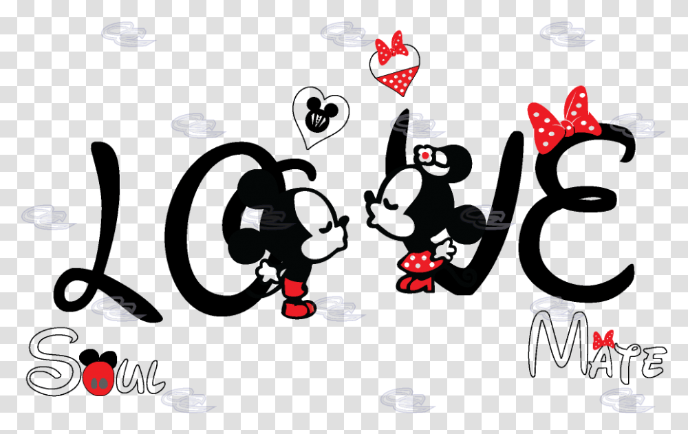 Mickey Mouse Minnie Mouse T Shirt Soulmate The Walt Mickey E Minnie Love Transparent Png