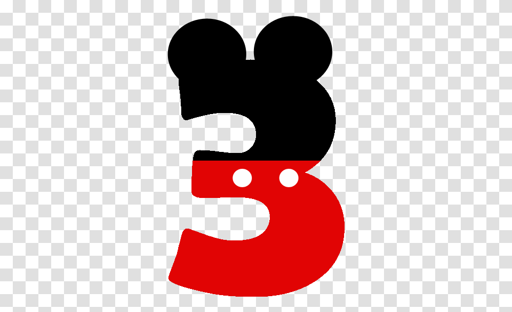 Mickey Mouse Number, Alphabet, Label Transparent Png