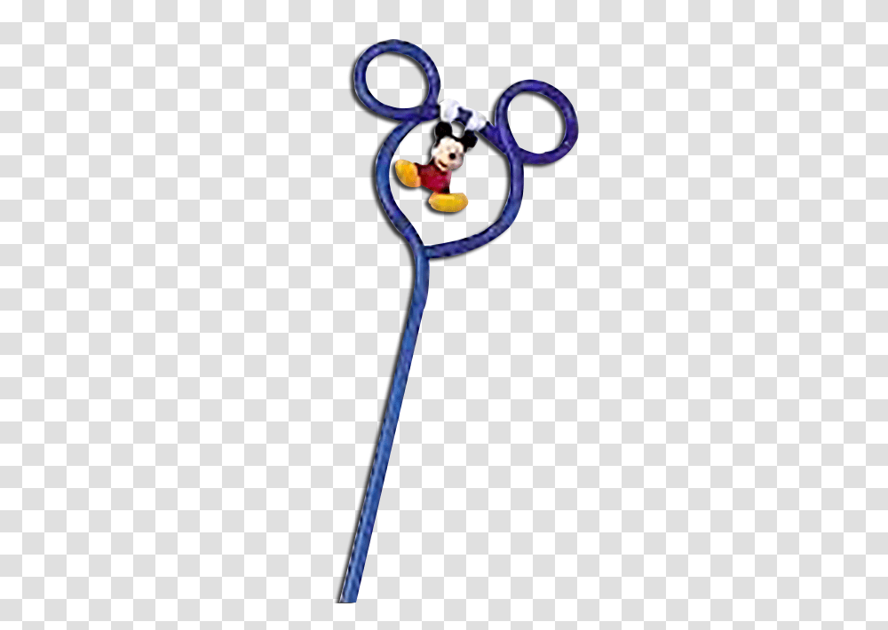 Mickey Mouse Pen Electric Blue Ears Swinging Mickey, Scissors, Blade, Weapon, Weaponry Transparent Png