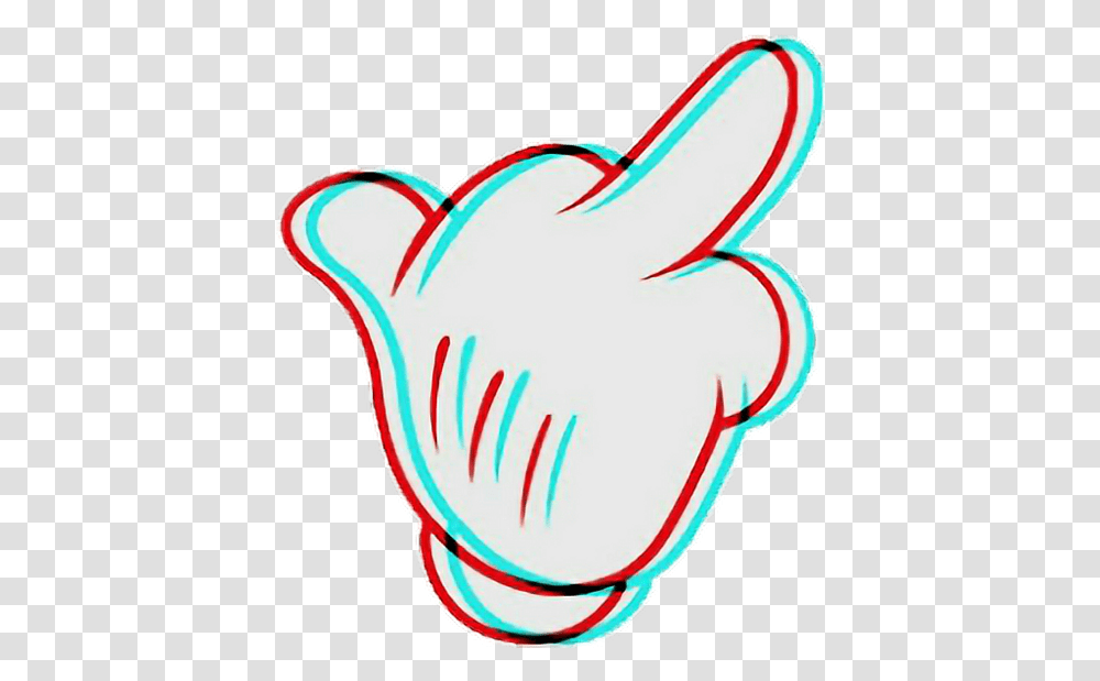 Mickey Mouse Red Blue Beautiful Tumblr Fuck You Tumblr, Hand, Label, Heart Transparent Png