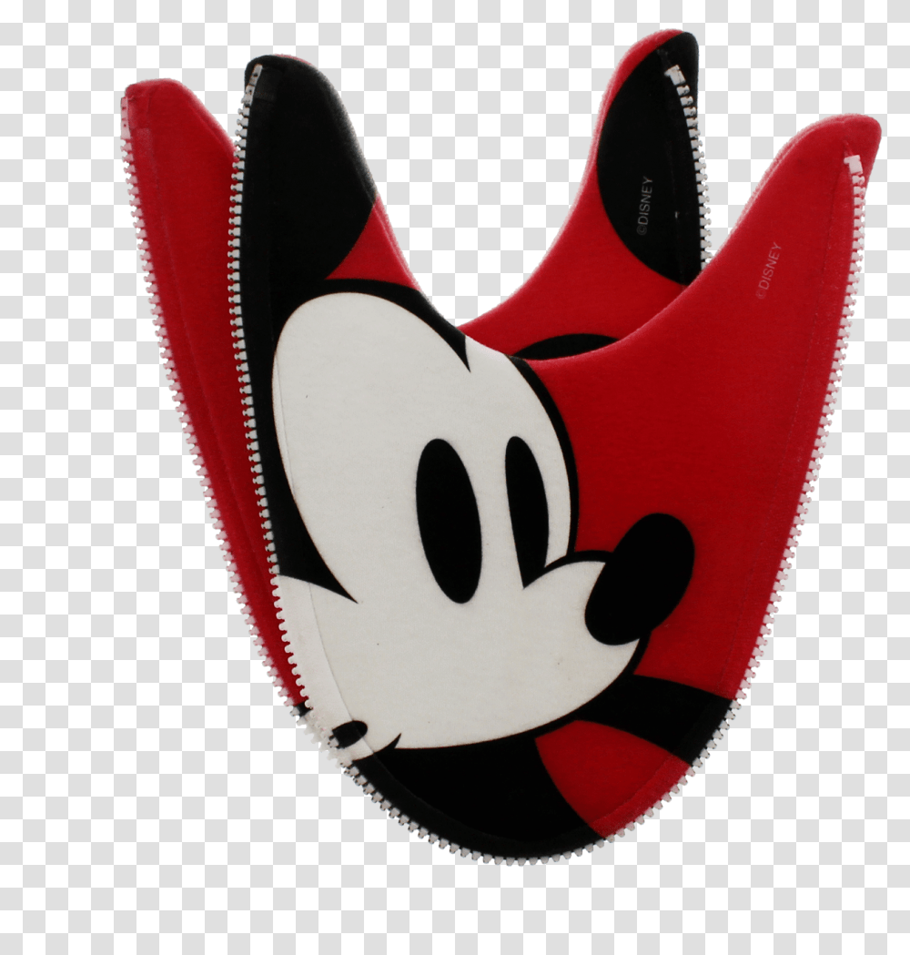 Mickey Mouse Side By Side Mix N Match Zlipperz Set Cartoon, Label, Cushion Transparent Png