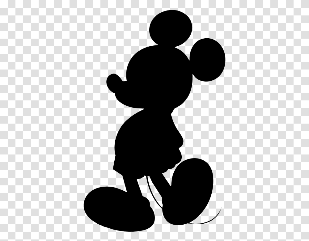 Mickey Mouse Silhouette Clipart Mickey Mouse Minnie Mickey Mouse Silhouette, Gray, World Of Warcraft Transparent Png