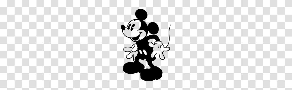 Mickey Mouse Silhouette Silhouette Of Mickey Mouse, Stencil, Person, Human, Cupid Transparent Png