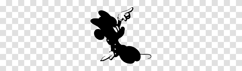 Mickey Mouse Silhouettes Silhouettes Of Mickey Mouse Free, Stencil, Person, Human Transparent Png