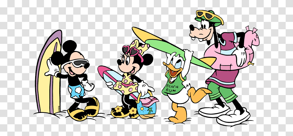 Mickey Mouse Summer Clipart Beach Mickey And Minnie, Bird, Doodle, Drawing Transparent Png