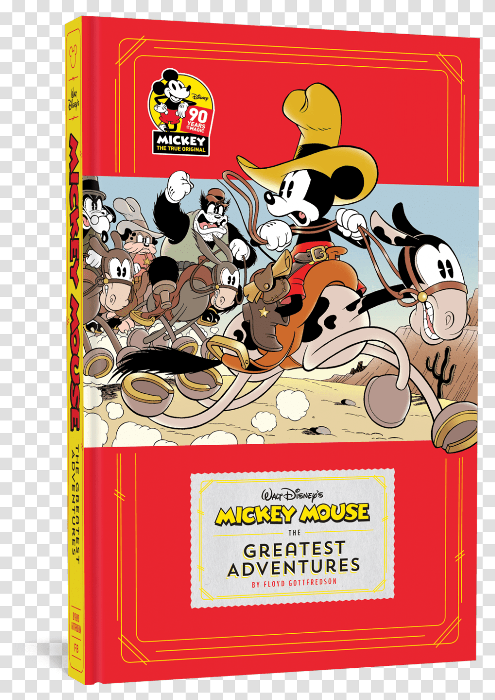 Mickey Mouse The Greatest Adventures Mickey Mouse By Floyd Gottfredson, Poster, Advertisement, Label Transparent Png