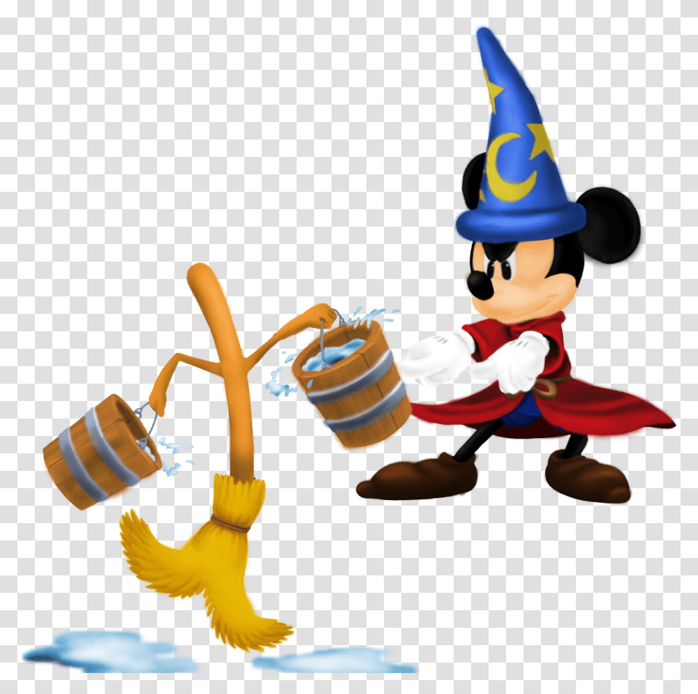 Mickey Mouse The Sorcerer S Apprentice Kingdom Hearts Sorcerer Mickey Kingdom Hearts, Apparel, Toy, Hat Transparent Png
