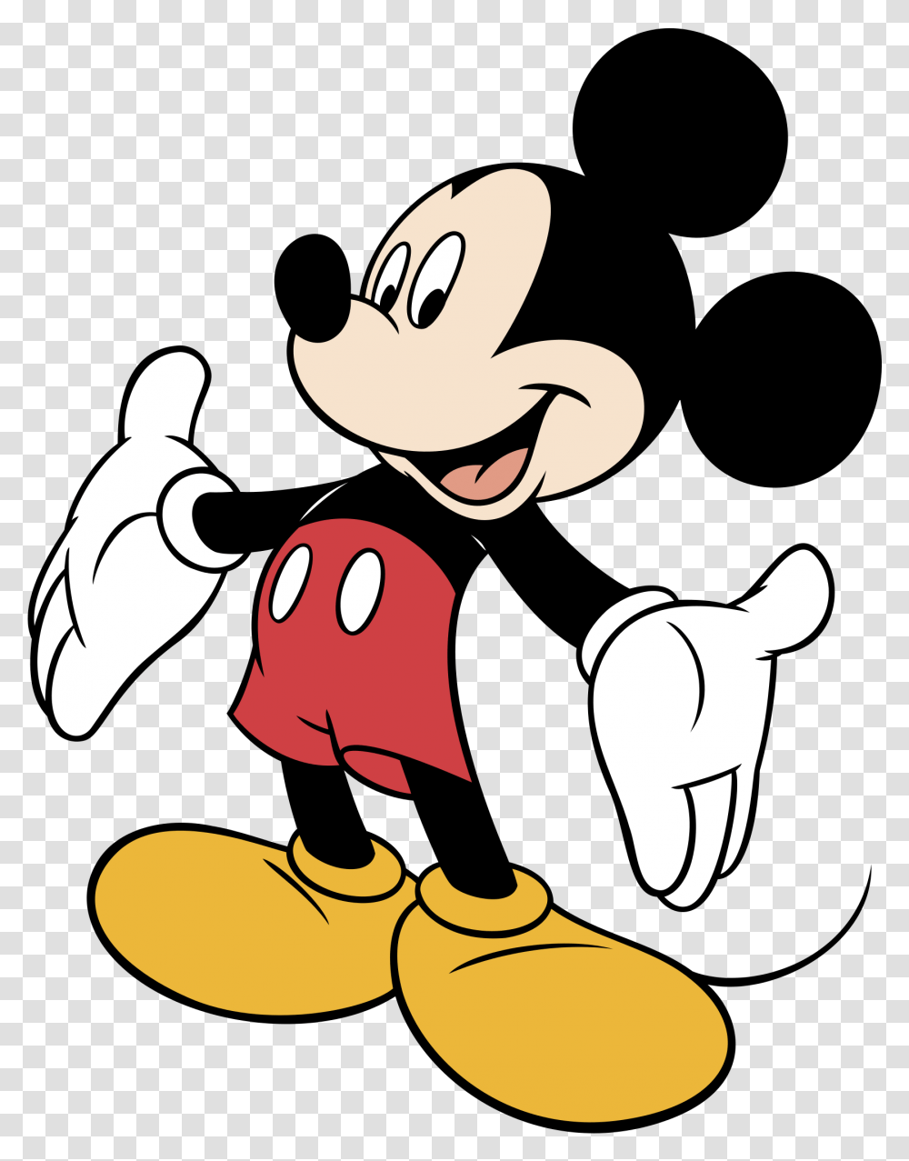 Mickey Mouse Vector, Apparel, Stencil Transparent Png