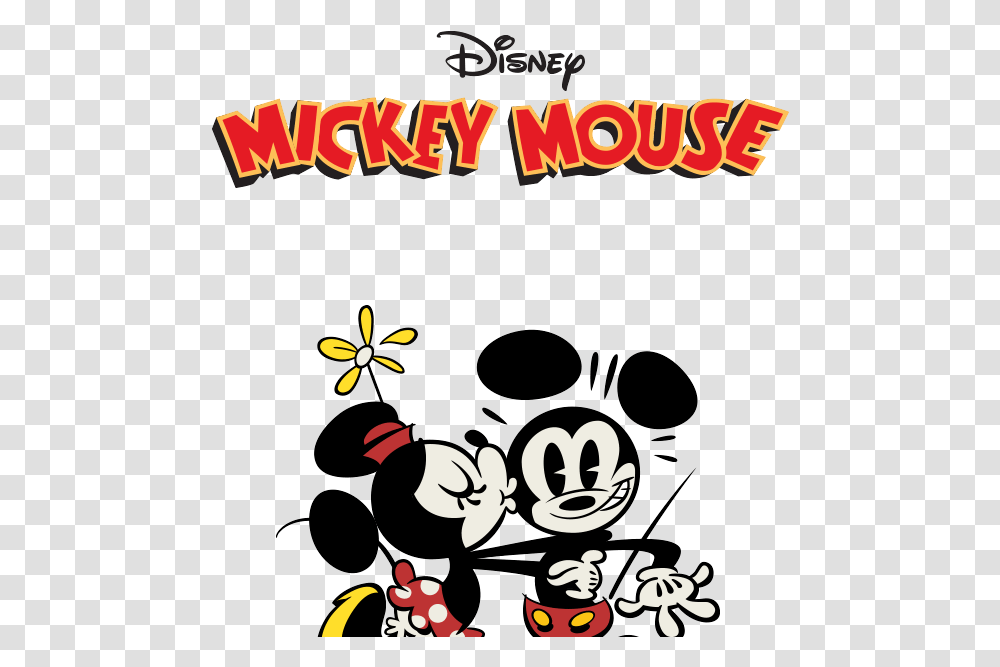 Mickey Mouse Videos Disney Mickey Mouse Logo Full Size Mickey Mouse Tv Series, Text, Graphics, Art, Poster Transparent Png