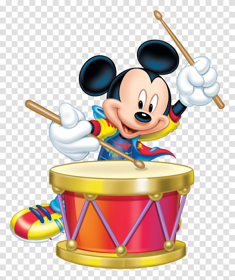 Mickey Mouse With Drum Clip Art Gallery, Toy, Percussion, Musical Instrument, Leisure Activities Transparent Png