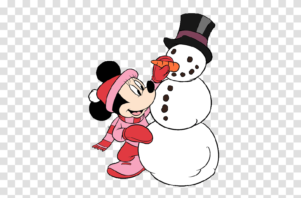 Mickey Mouse Xmas Clip Art Images Click On Image To Enlarge Then, Nature, Outdoors, Snowman, Winter Transparent Png