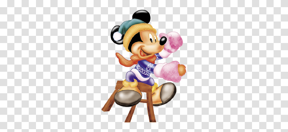 Mickey Mouse Xmas, Toy, Figurine, Performer, Super Mario Transparent Png