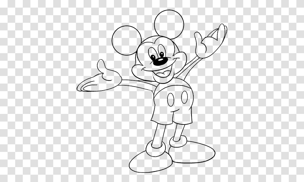 Mickey Mouseto Draw The Image To Downlond, Gray, World Of Warcraft Transparent Png