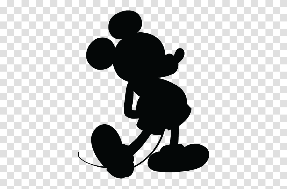 Mickey Silhouette For Fondant Template Cakesperations, Person, Face, Kneeling Transparent Png
