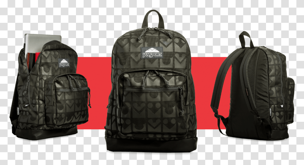 Mickey Silhouette Jansport Disney Stealth Mickey, Backpack, Bag Transparent Png