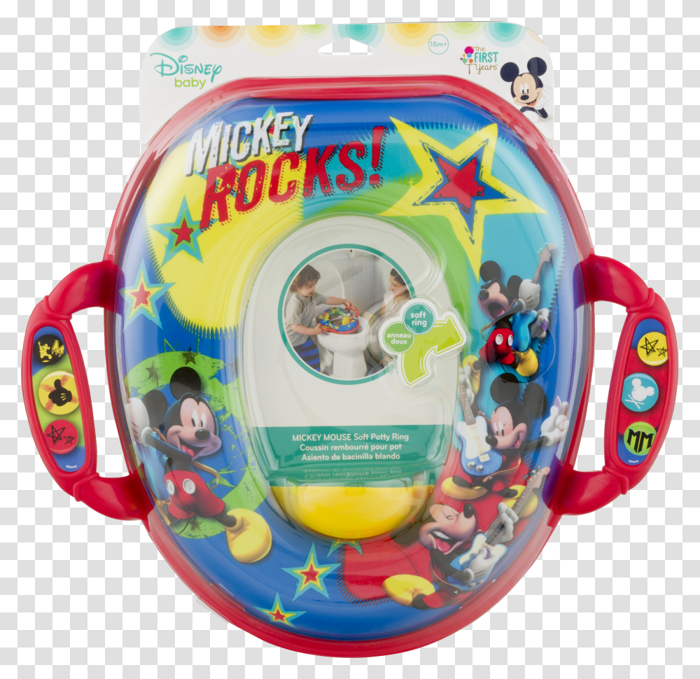 Mickey Soft Potty Ring Transparent Png