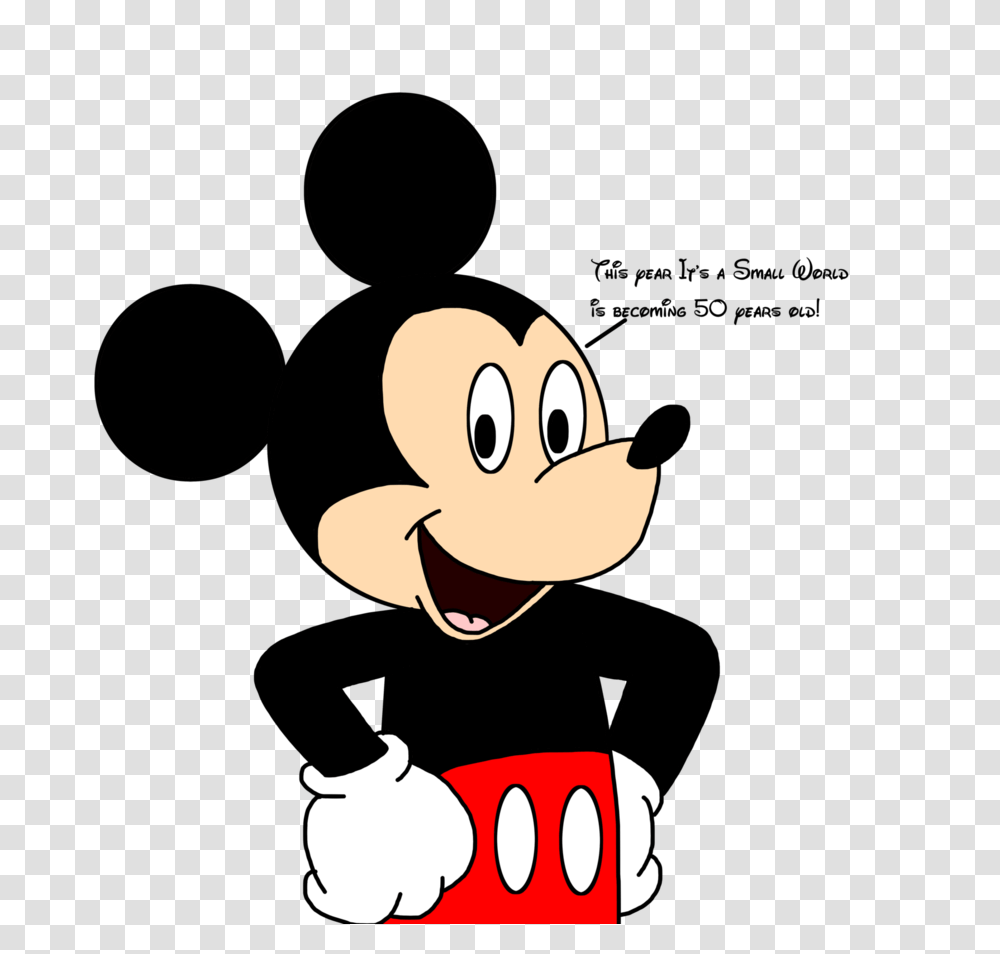 Mickey Talks About Its A Small World, Hand, Bird Transparent Png