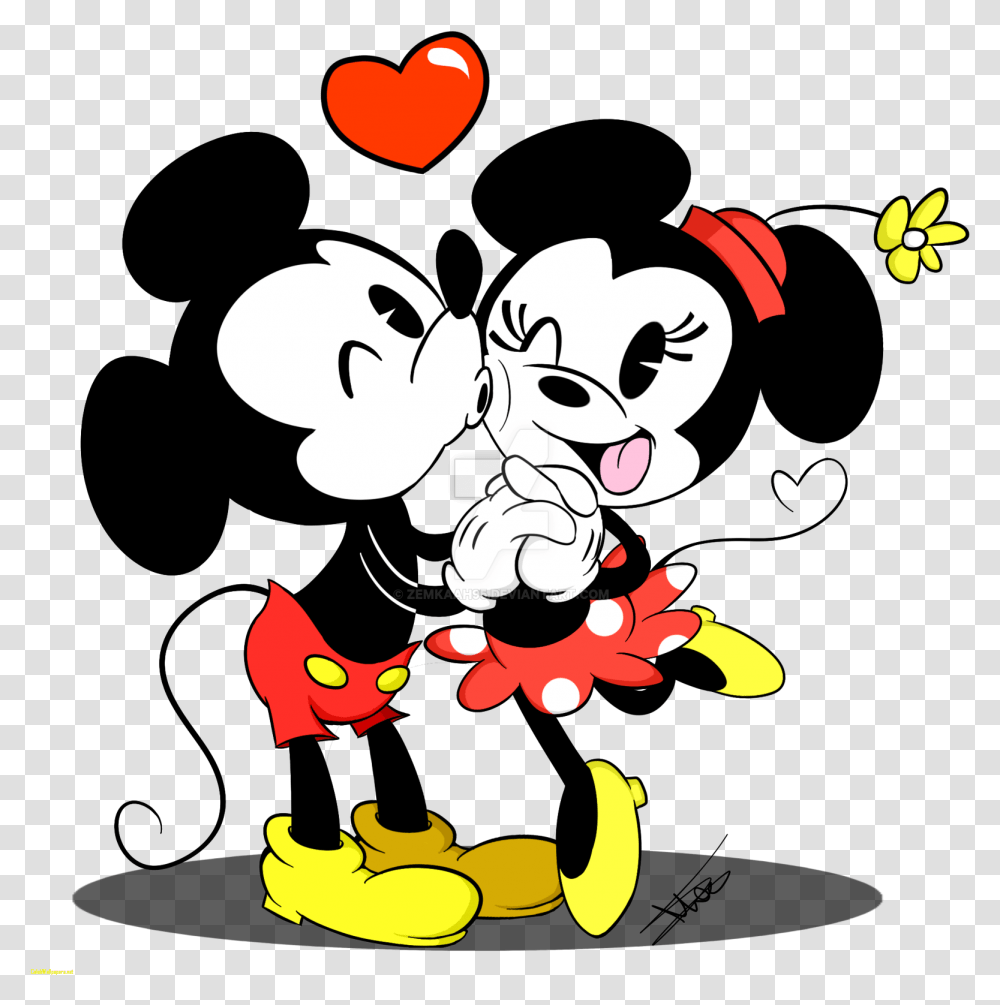 Mickey Y Minnie Mickey Y Minnie Mouse, Floral Design, Pattern Transparent Png