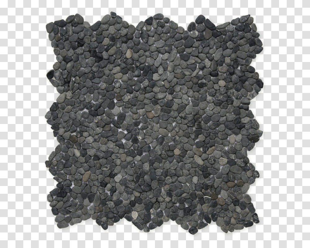 Micro Barbados Black, Rock, Rug, Mineral, Road Transparent Png
