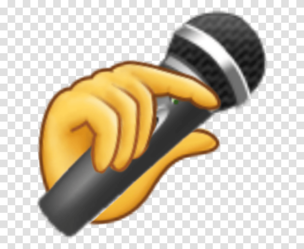 Micro Microphone Mic Mc Chanteur Micro, Banana, Fruit, Plant, Food Transparent Png