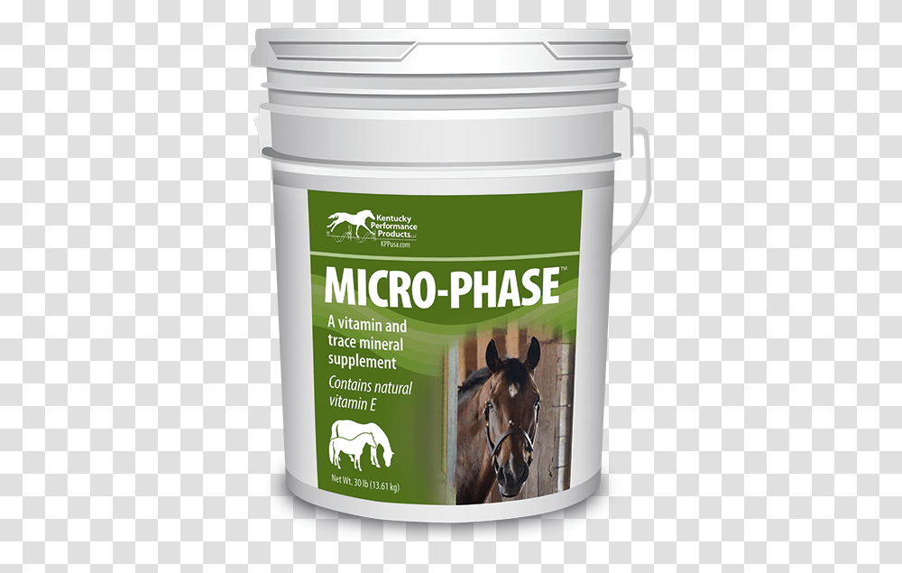 Micro Phase Horse Supplements, Mammal, Animal, Bucket, Paint Container Transparent Png