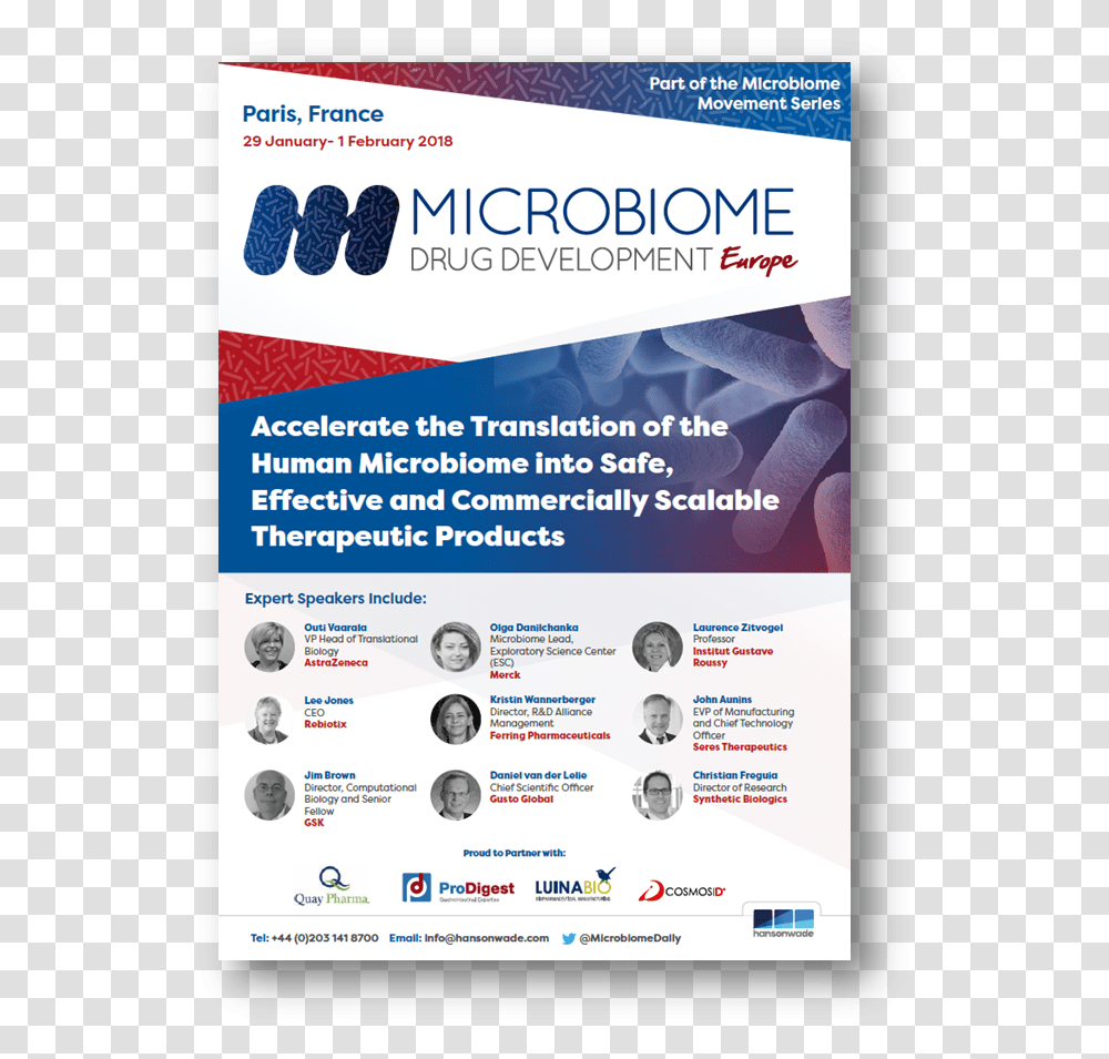 Microbiome Drug Development Summit Europe Online Advertising, Computer, Electronics, Poster, Advertisement Transparent Png