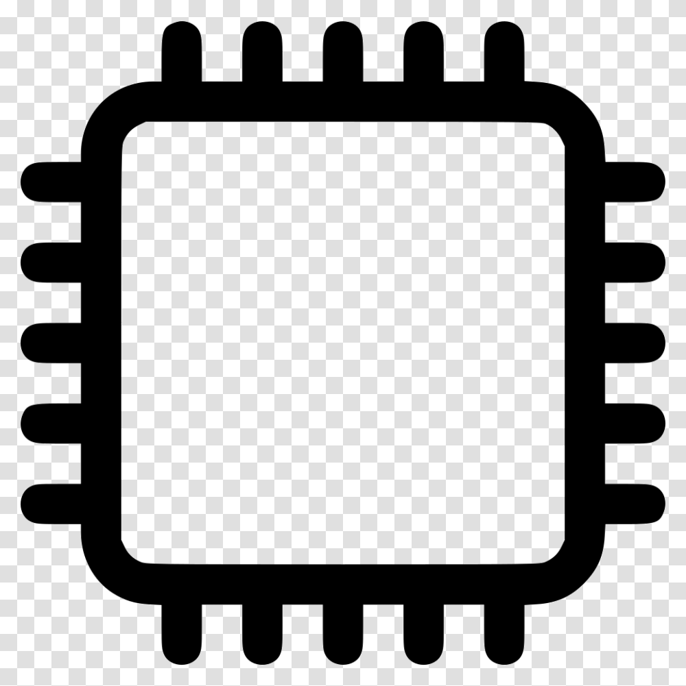 Microchip Icon Free Download, Label, Electronics, Hardware Transparent Png