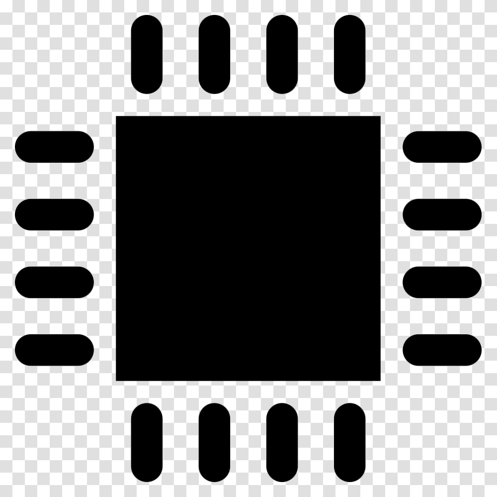 Microchip Icon Free Download, Stencil, Label Transparent Png