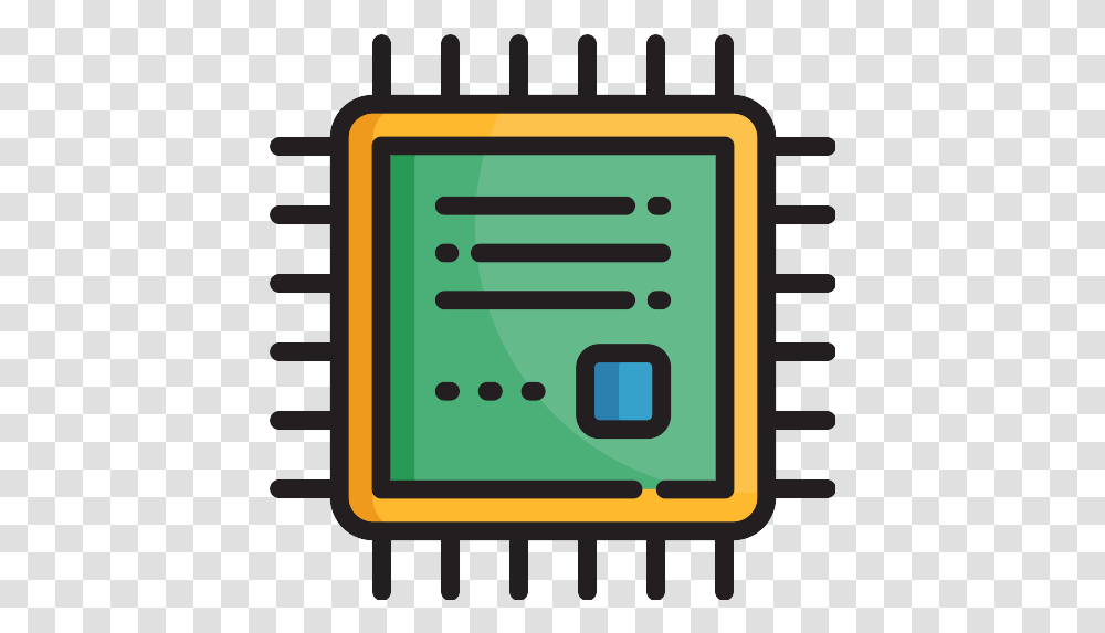 Microchip Icon Robotic Chip, Electronics, Scoreboard, Electronic Chip, Hardware Transparent Png