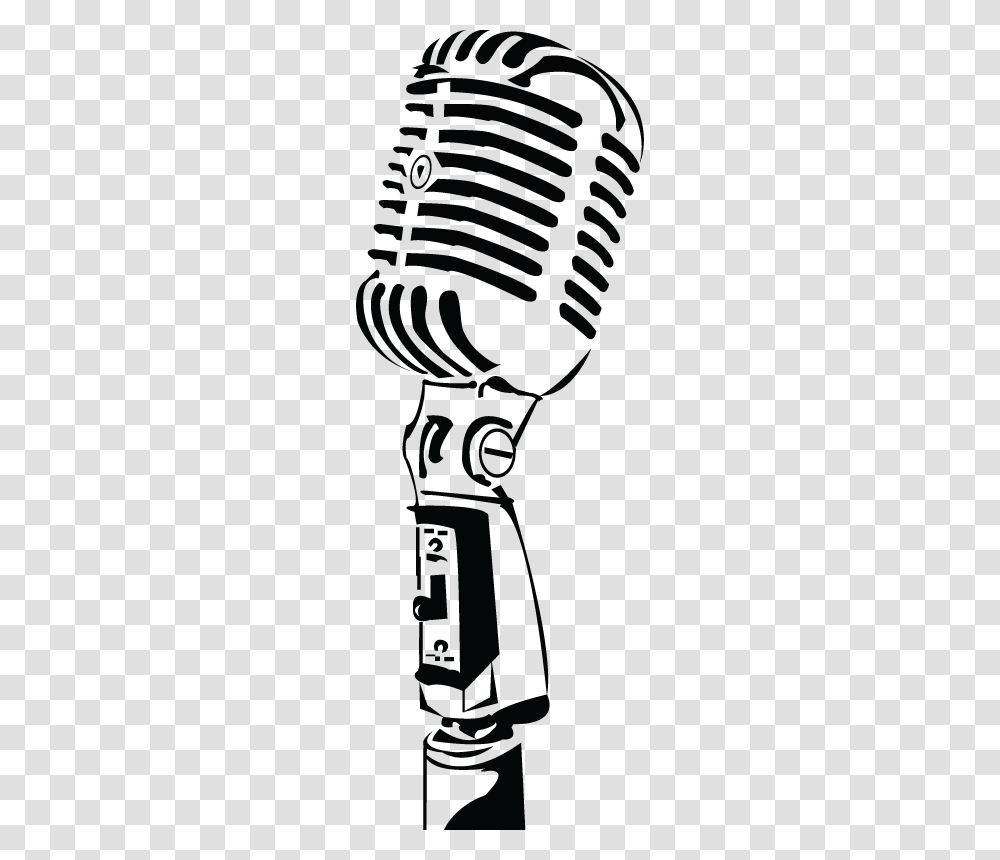 Microfono Antiguo Dibujo Image, Electrical Device, Microphone, Blow Dryer, Appliance Transparent Png
