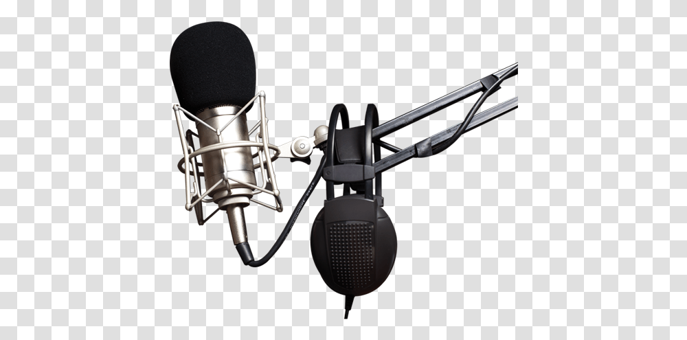 Microfono Radio Graphic Black And Radio Station Microphone, Electrical Device, Bicycle, Vehicle, Transportation Transparent Png