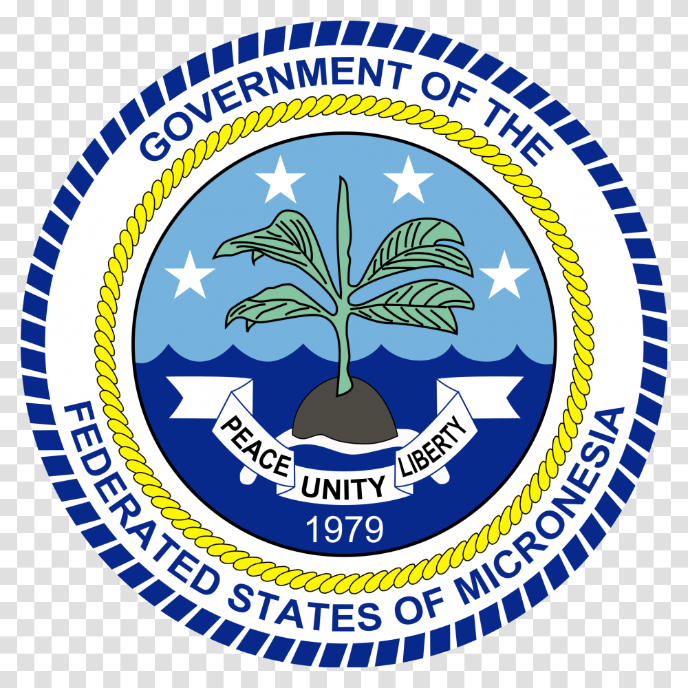 Micronesia Coat Of Arms, Logo, Label Transparent Png