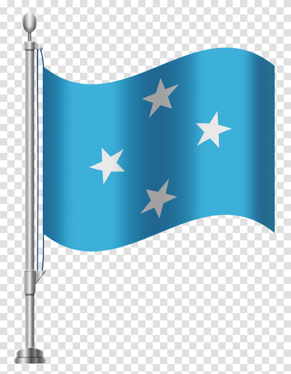 Micronesia Flag Clip Art, Star Symbol Transparent Png