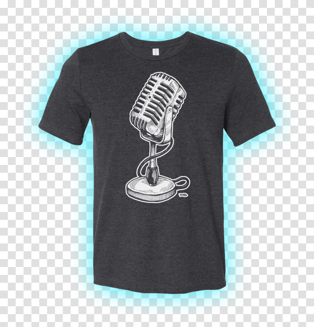 Microphone Bella Shirt Preview T Shirt, Apparel, T-Shirt, Sleeve Transparent Png