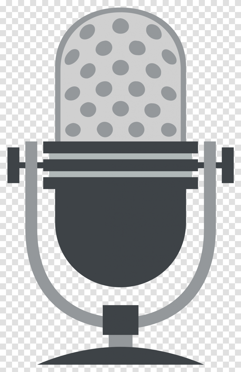 Microphone Clip Art Black And White Microphone Emoji, Armor, Rug Transparent Png
