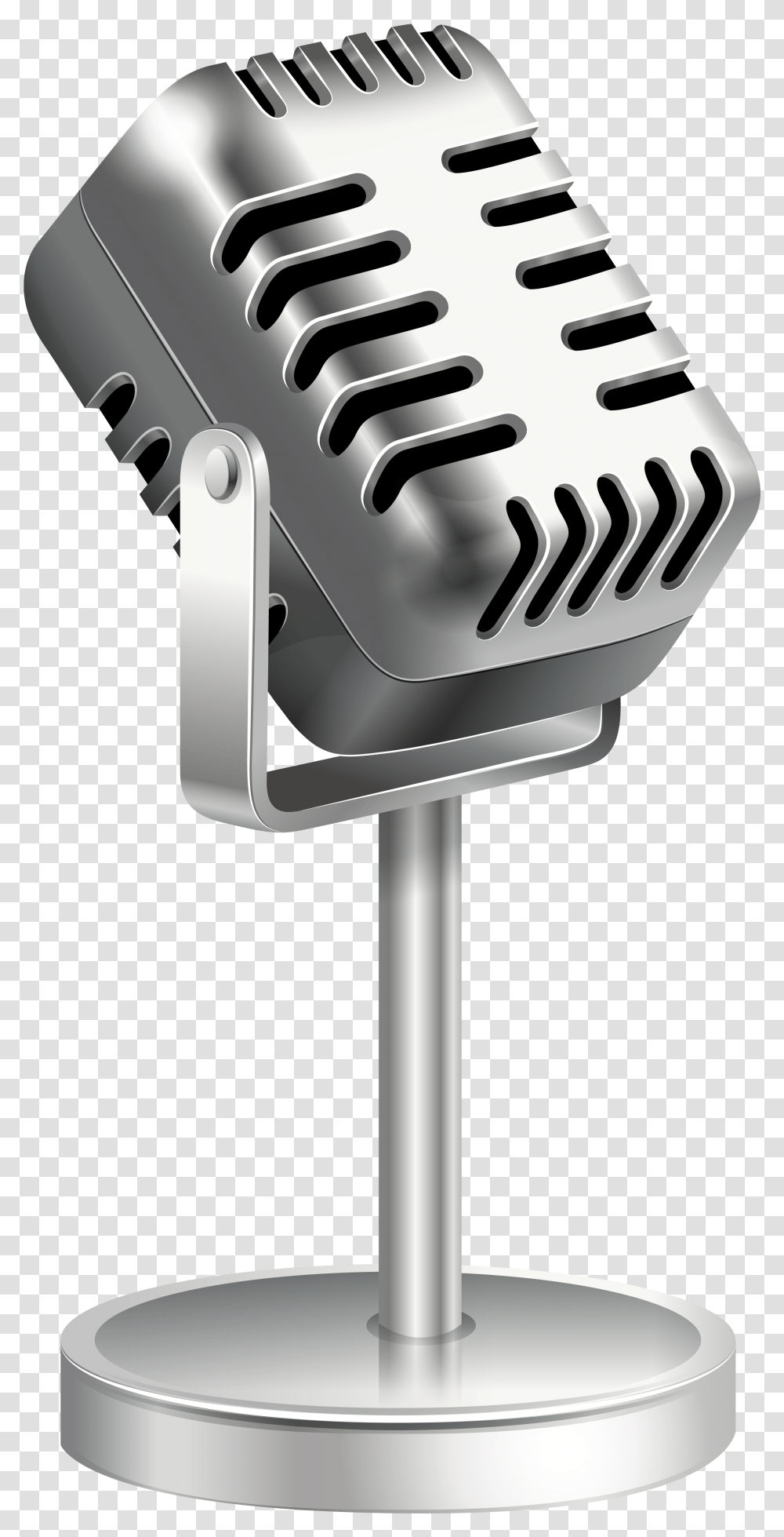 Microphone Clipart Design Art Retro Microphone Clipart, Electrical Device, Sink Faucet Transparent Png