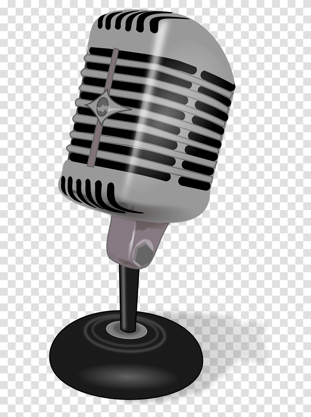 Microphone Clipart Gambar Microphone Clip Art Free, Lamp, Helmet, Clothing, Apparel Transparent Png