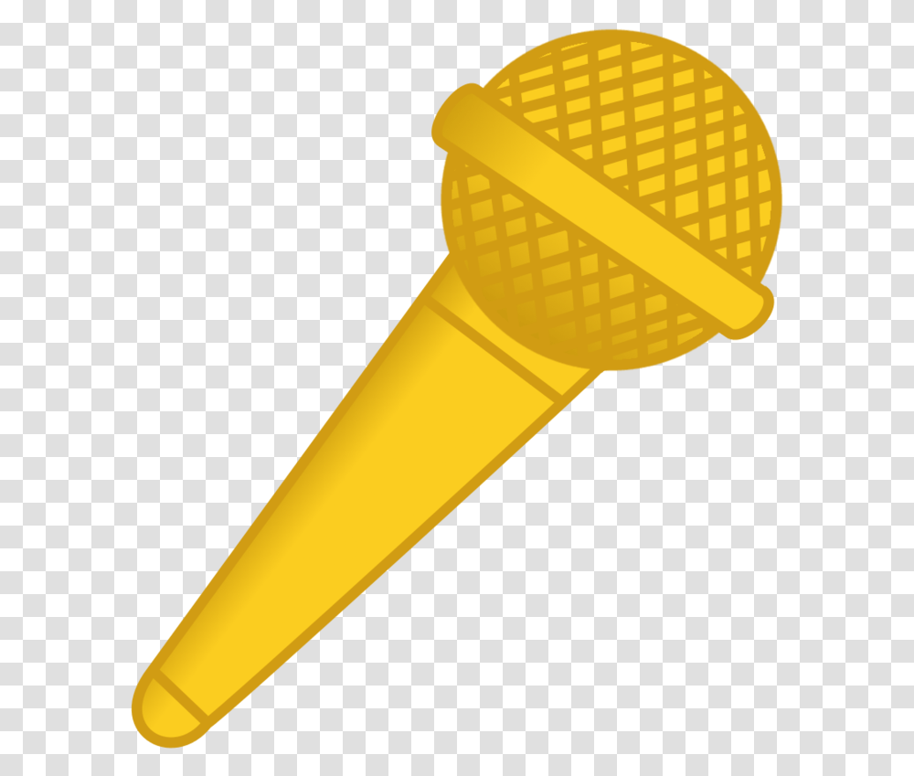 Microphone Clipart Golden Microphone Microphone Gold Clipart, Brush, Tool, Toothbrush, Baseball Bat Transparent Png