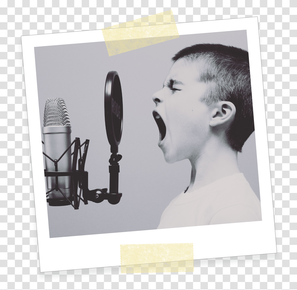 Microphone, Electrical Device, Person, Human, Karaoke Transparent Png