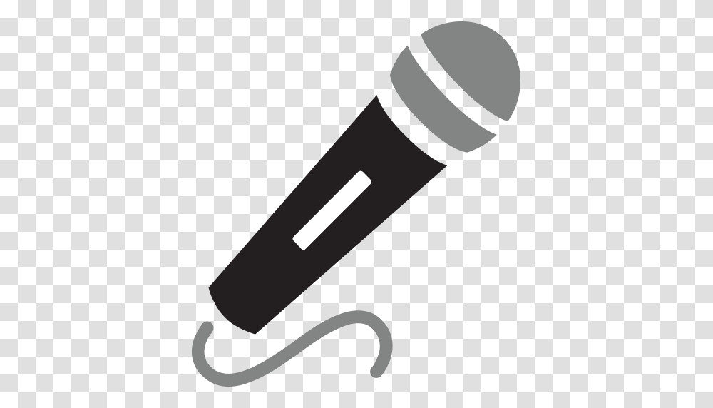 Microphone Emoji For Facebook Email Sms Id, Flashlight, Lamp, Axe, Tool Transparent Png