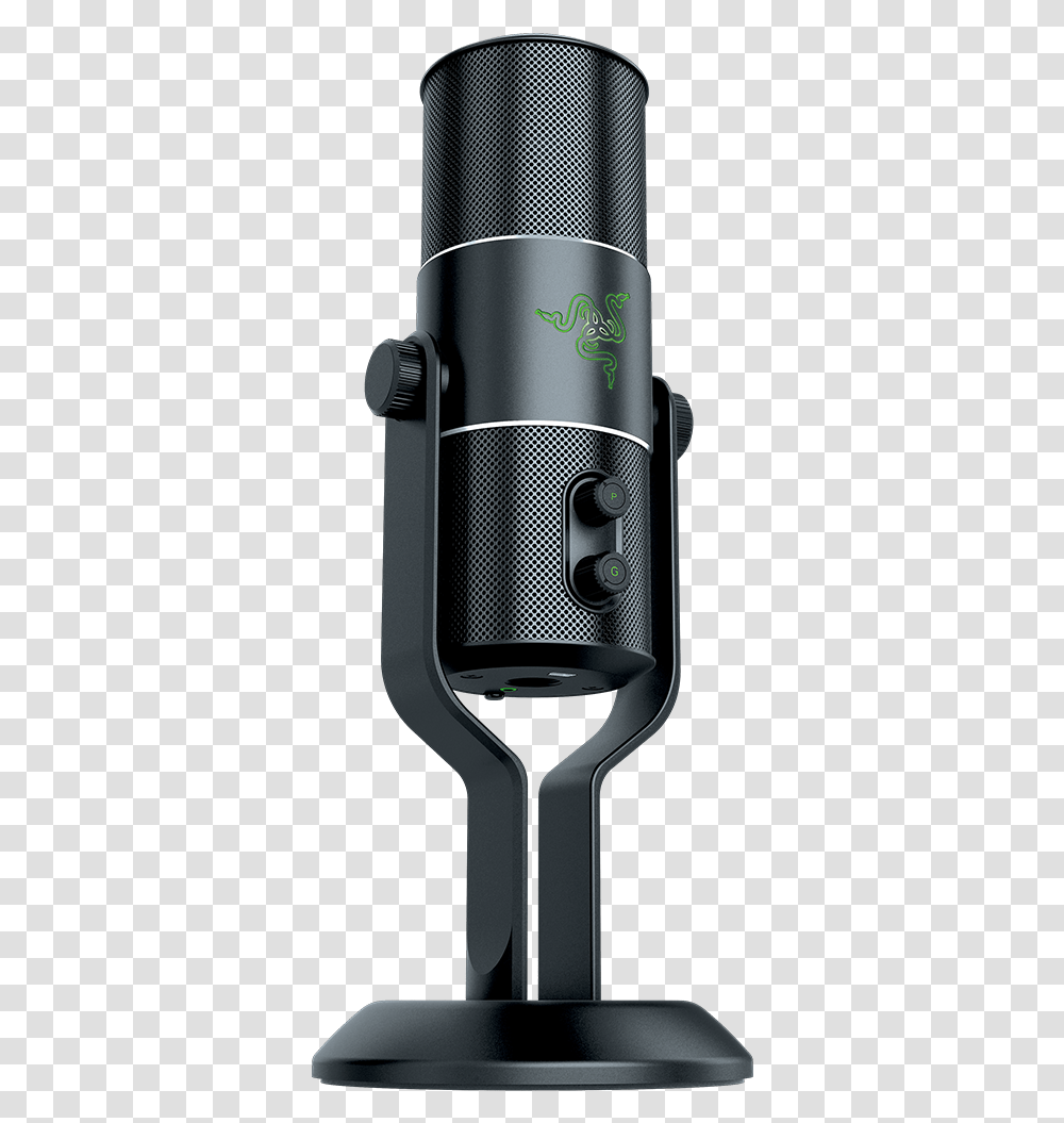 Microphone Gaming Razer Seiren Clipart Full Size Microfono Razer Seiren Pro, Camera, Electronics, Electrical Device Transparent Png